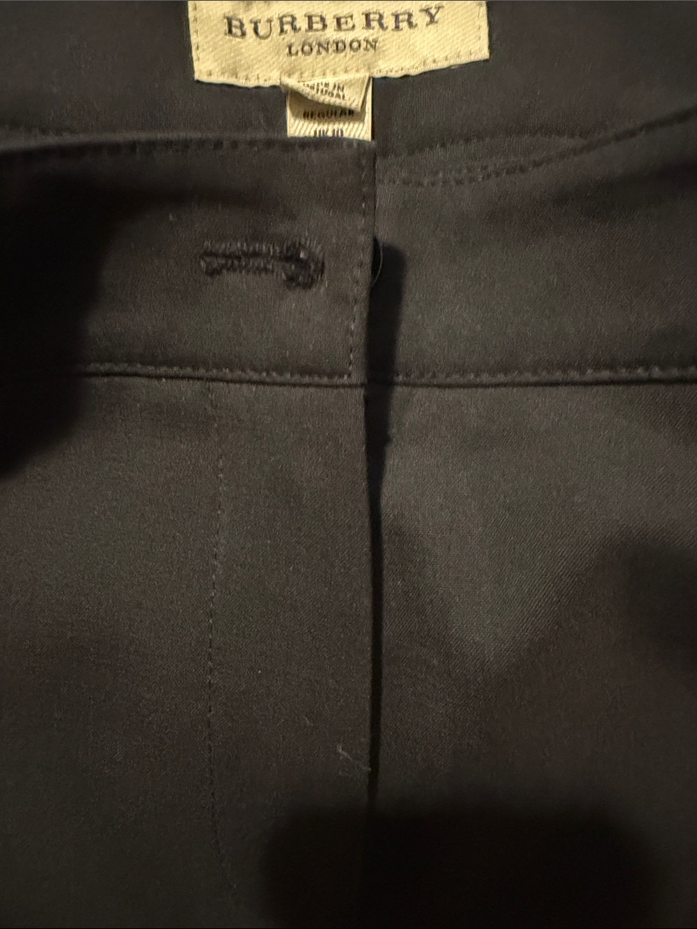 Burberry Black Tailored pant  Classic Label